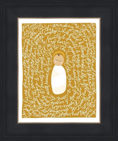 Joy To The World Open Edition Print / 11 X 14 Black 15 3/4 18 Art