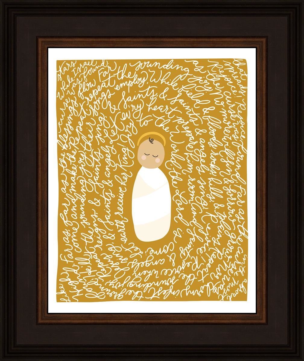 Joy To The World Open Edition Print / 11 X 14 Brown 15 3/4 18 Art