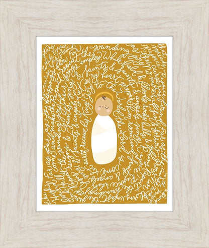 Joy To The World Open Edition Print / 11 X 14 Ivory 16 1/2 19 Art