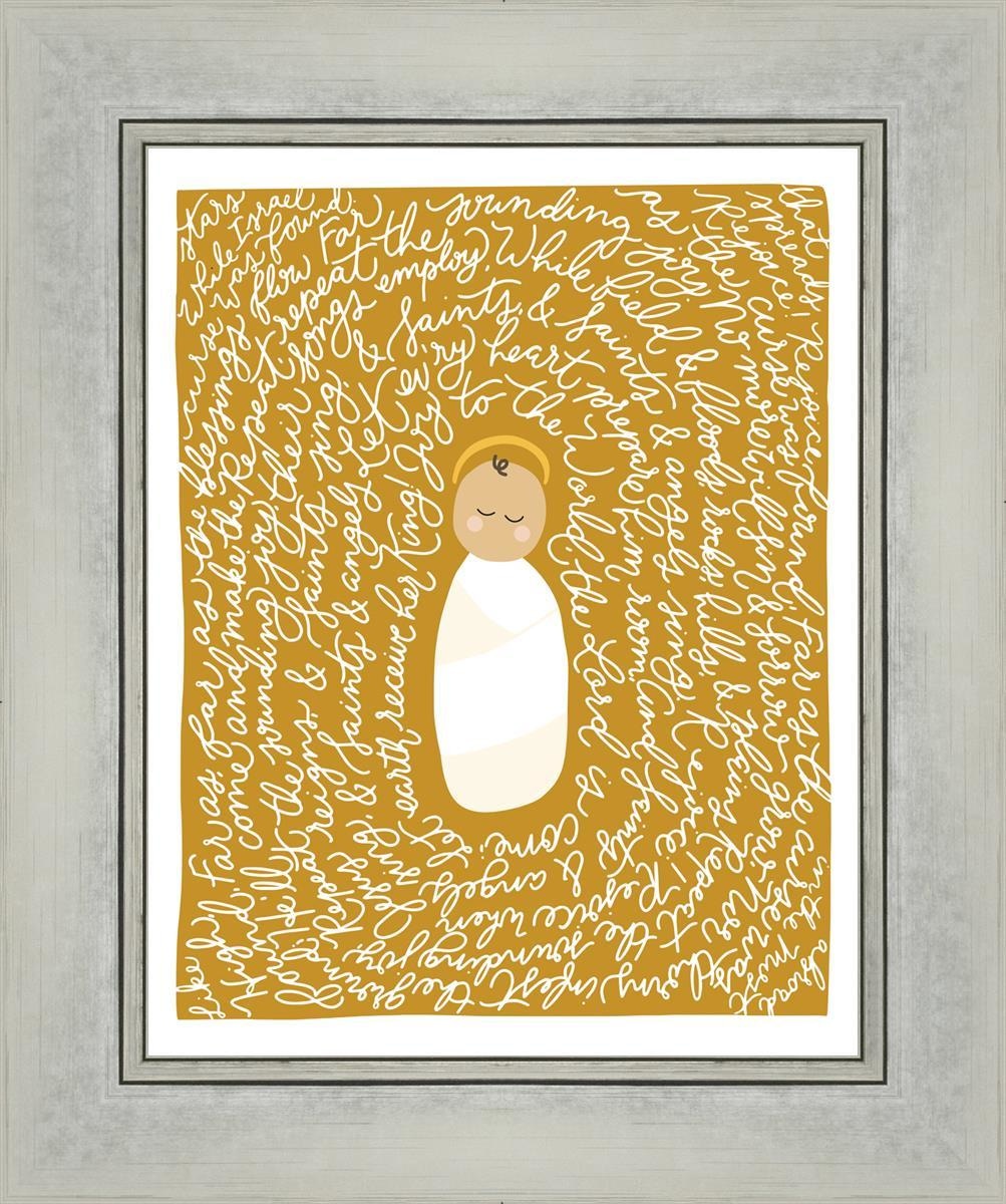 Joy To The World Open Edition Print / 11 X 14 Silver 15 1/4 18 Art