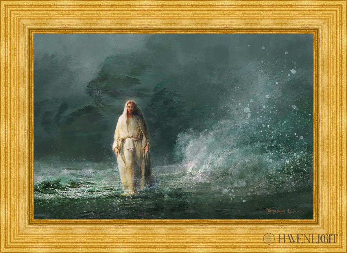 King Of Glory Open Edition Canvas / 36 X 24 Gold Metal Leaf 44 3/8 32 Art