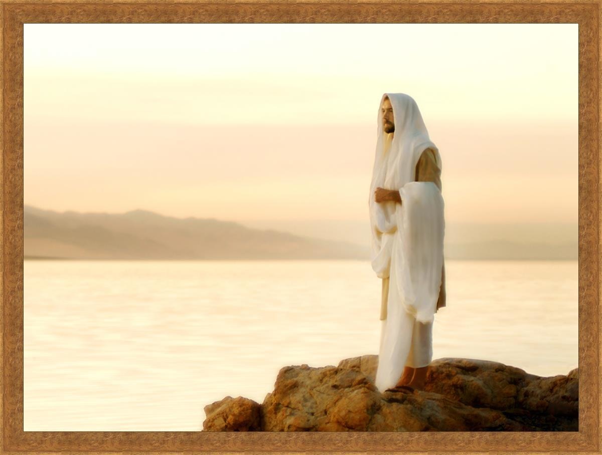 Light Of The World Large Art Open Edition Canvas / 76 X 56 Classic Gold 82 1/4 62