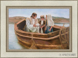 Little Fishers Of Men Open Edition Canvas / 24 X 16 Ivory 30 1/2 22 Art