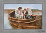 Little Fishers Of Men Open Edition Canvas / 36 X 24 Gray 43 3/4 31 Art
