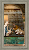 Living Water At Bethesda Open Edition Canvas / 15 X 30 Gray 20 3/4 35 Art