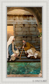 Living Water At Bethesda Open Edition Canvas / 15 X 30 White 20 3/4 35 Art