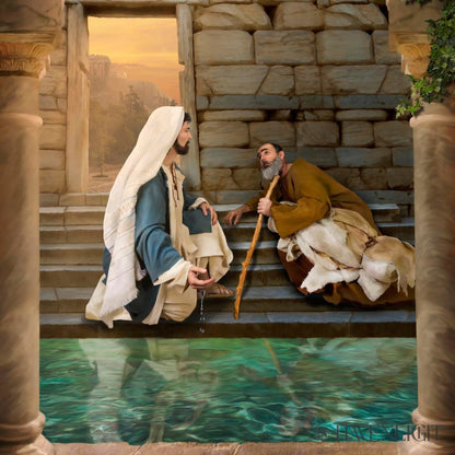 Living Water At Bethesda Open Edition Print / 12 X Only Art