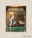 Living Water At Bethesda Open Edition Print / 8 X 10 White 12 1/4 14 Art