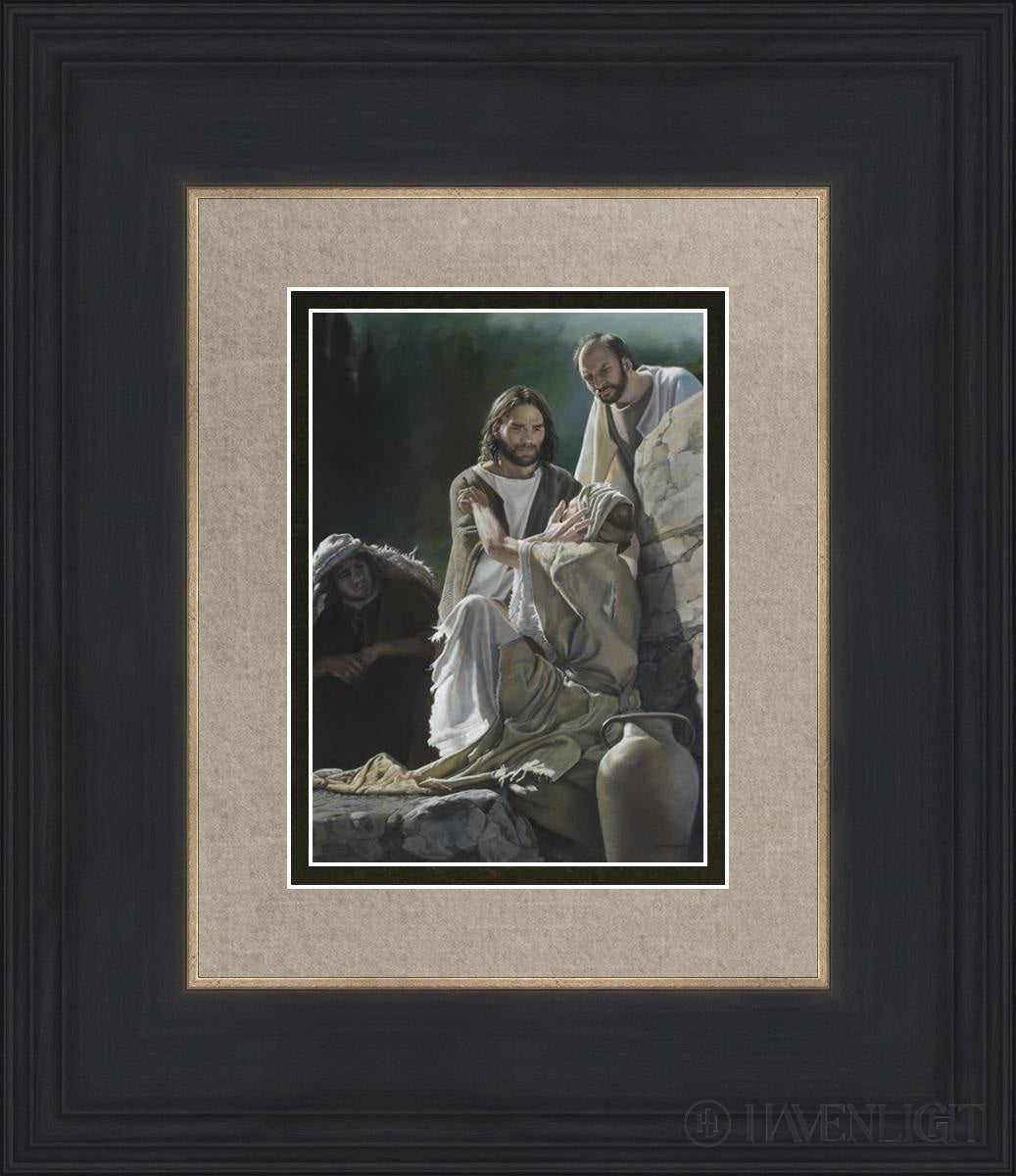 Lord I Believe Open Edition Print / 5 X 7 Black 12 3/4 14 Art