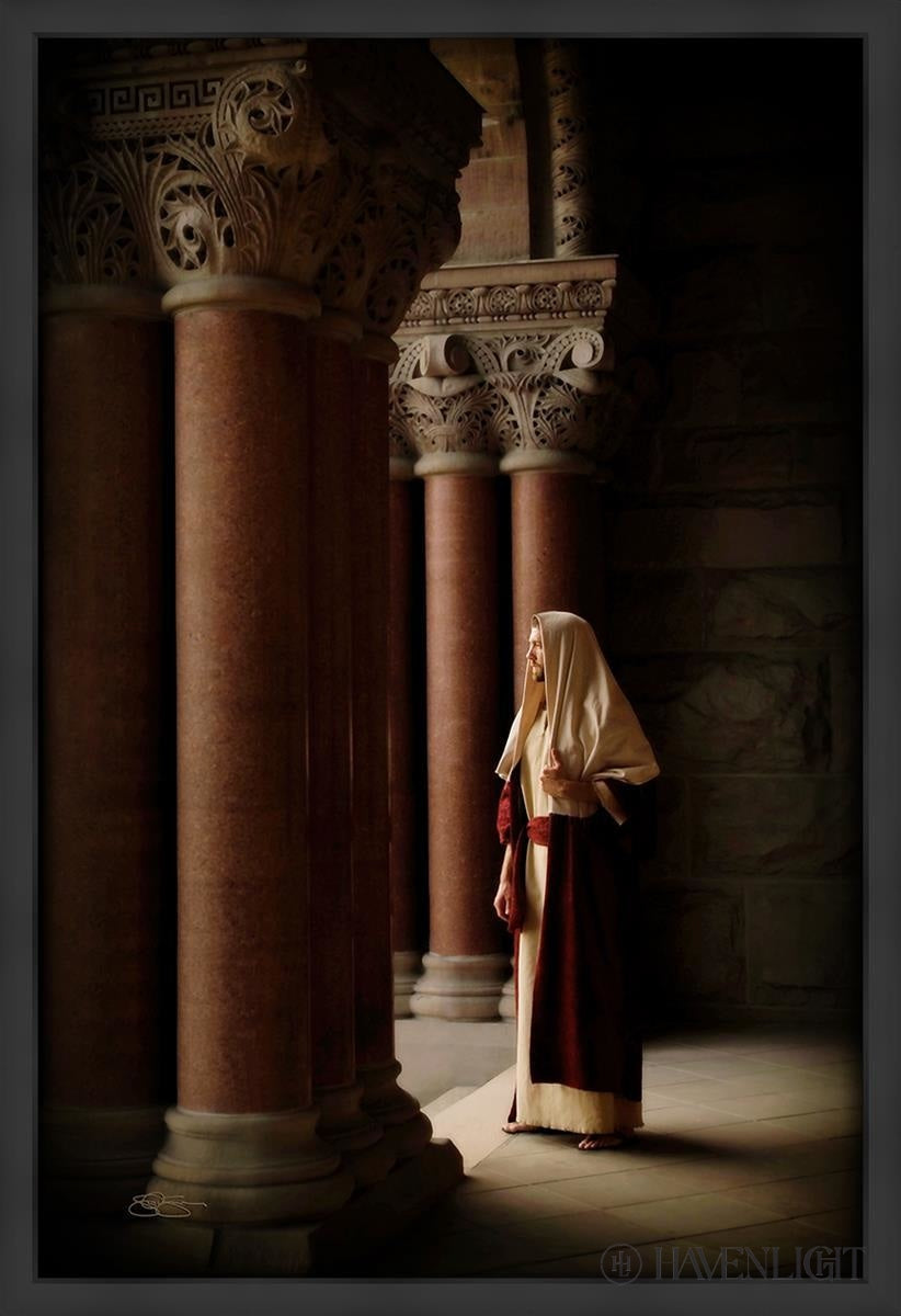 Lord Of Hosts Large Art Open Edition Canvas / 40 X 60 Contemporary Matte Black 43 1/2 63