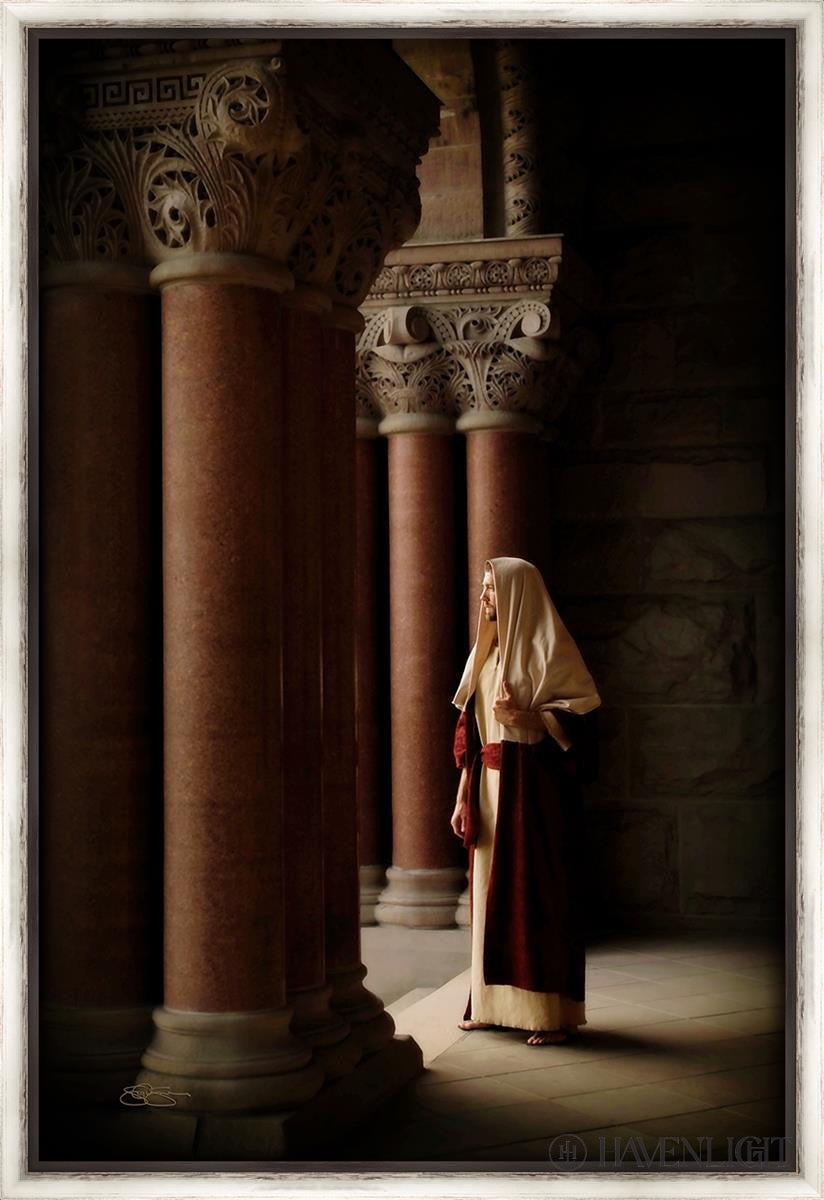 Lord Of Hosts Large Art Open Edition Canvas / 40 X 60 Contemporary Silver 43 7/8 63