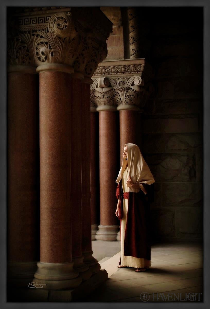 Lord Of Hosts Large Art Open Edition Canvas / 56 X 84 Contemporary Matte Black 59 1/2 87