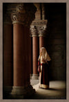Lord Of Hosts Large Art Open Edition Canvas / 56 X 84 Light Brown Wood Grain 60 1/4 88
