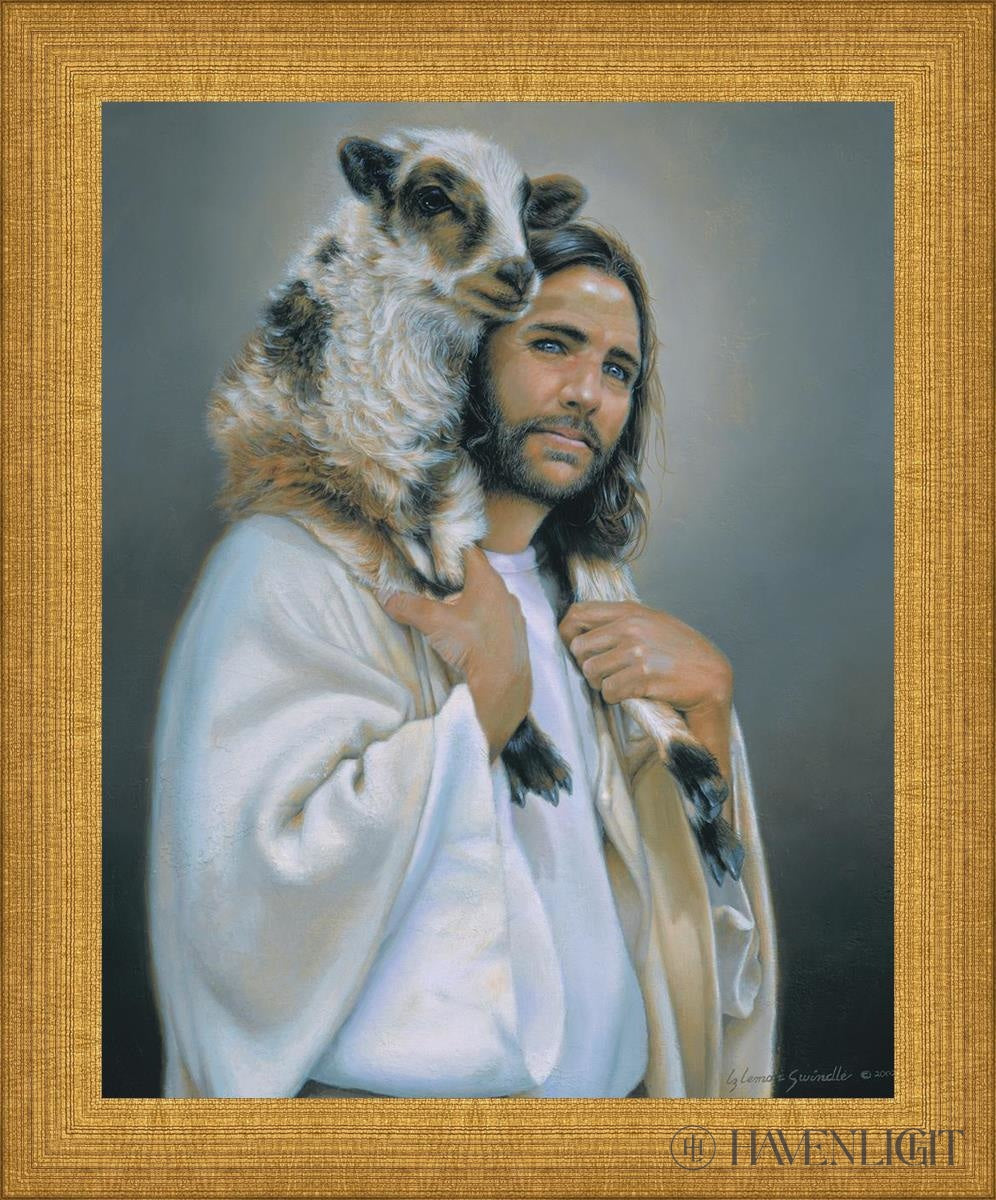 Lost Sheep Open Edition Print / 8 X 10 Matte Gold 9 3/4 11 Art