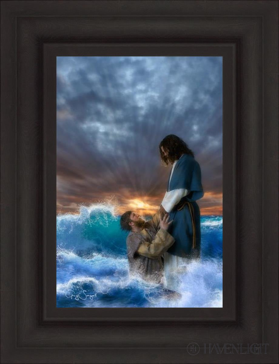 Man Of Faith Open Edition Canvas / 12 X 18 Brown 19 3/4 25 Art