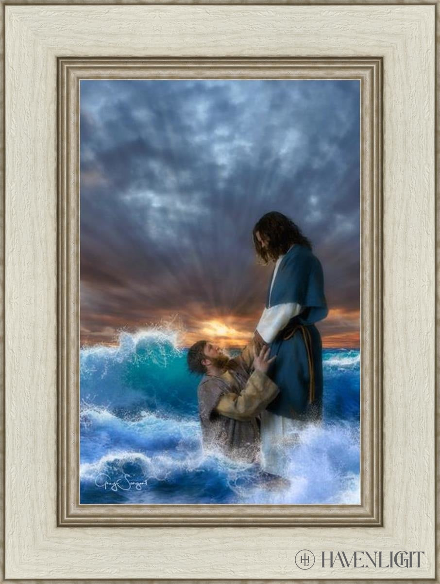 Man Of Faith Open Edition Canvas / 12 X 18 Ivory 1/2 24 Art