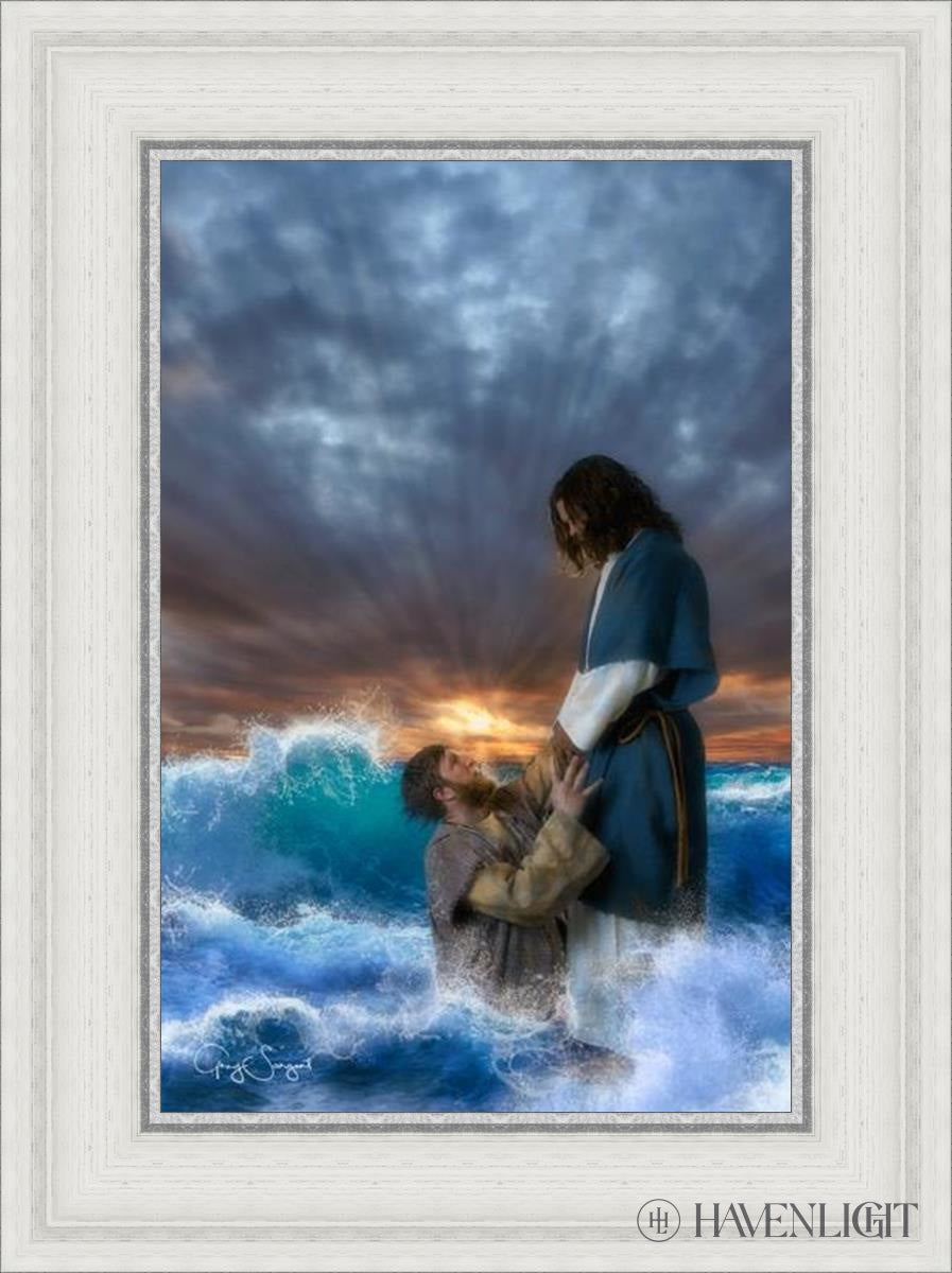 Man Of Faith Open Edition Canvas / 12 X 18 White 17 3/4 23 Art