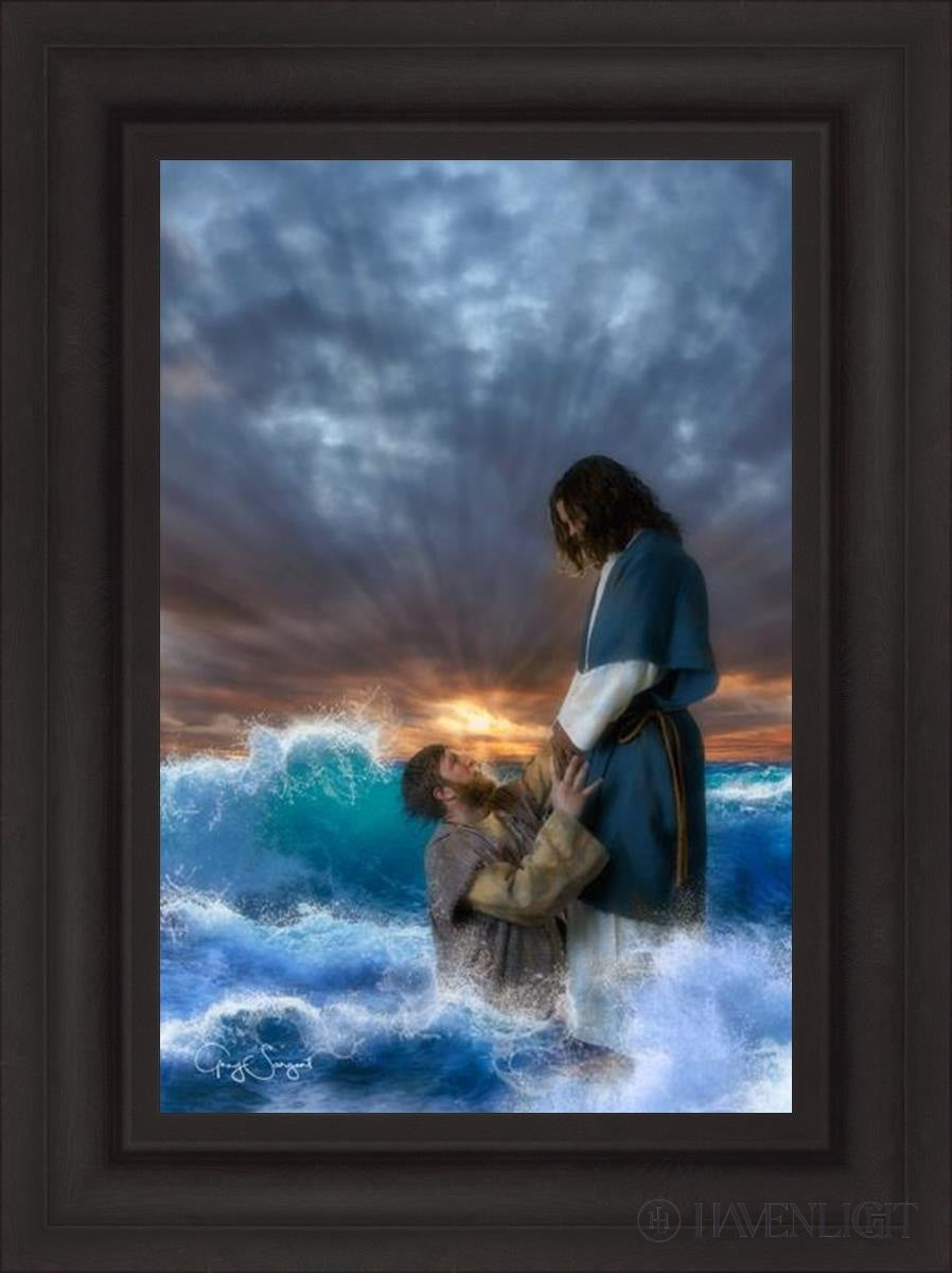 Man Of Faith Open Edition Canvas / 16 X 24 Brown 23 3/4 31 Art