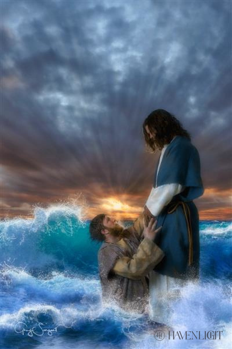 Man Of Faith Open Edition Canvas / 16 X 24 Rolled In Tube Art