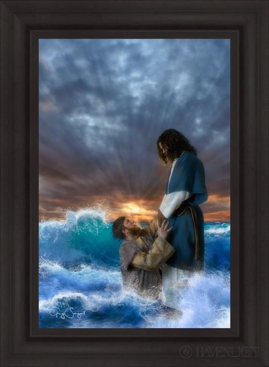 Man Of Faith Open Edition Canvas / 20 X 30 Brown 27 3/4 37 Art