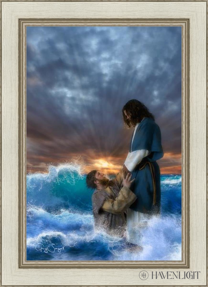 Man Of Faith Open Edition Canvas / 20 X 30 Ivory 26 1/2 36 Art