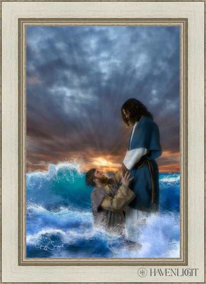 Man Of Faith Open Edition Canvas / 20 X 30 Ivory 26 1/2 36 Art