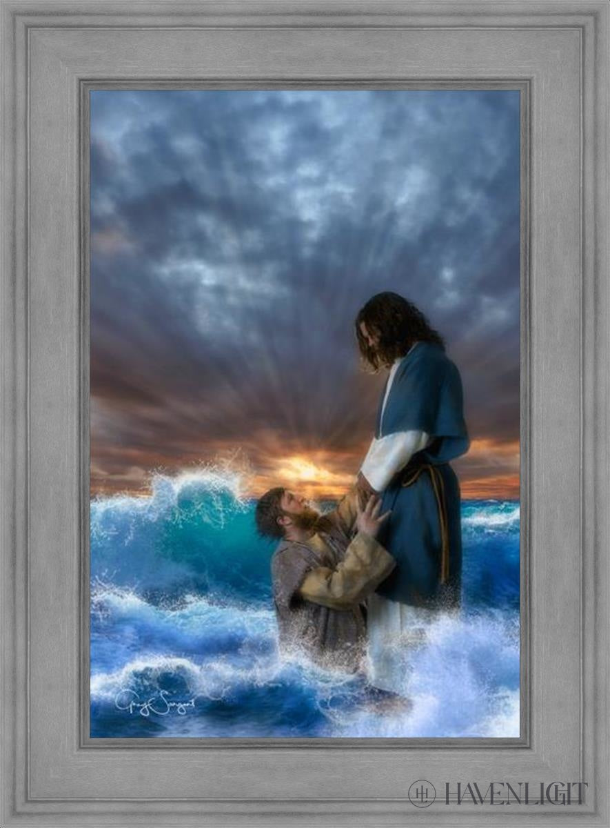 Man Of Faith Open Edition Canvas / 24 X 36 Gray 33 3/4 45 Art