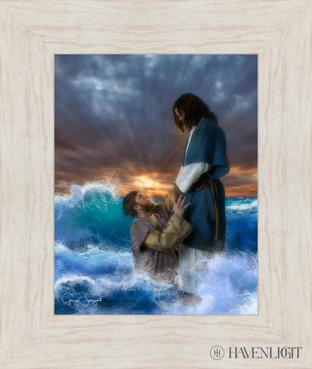 Man Of Faith Open Edition Print / 11 X 14 Ivory 16 1/2 19 Art