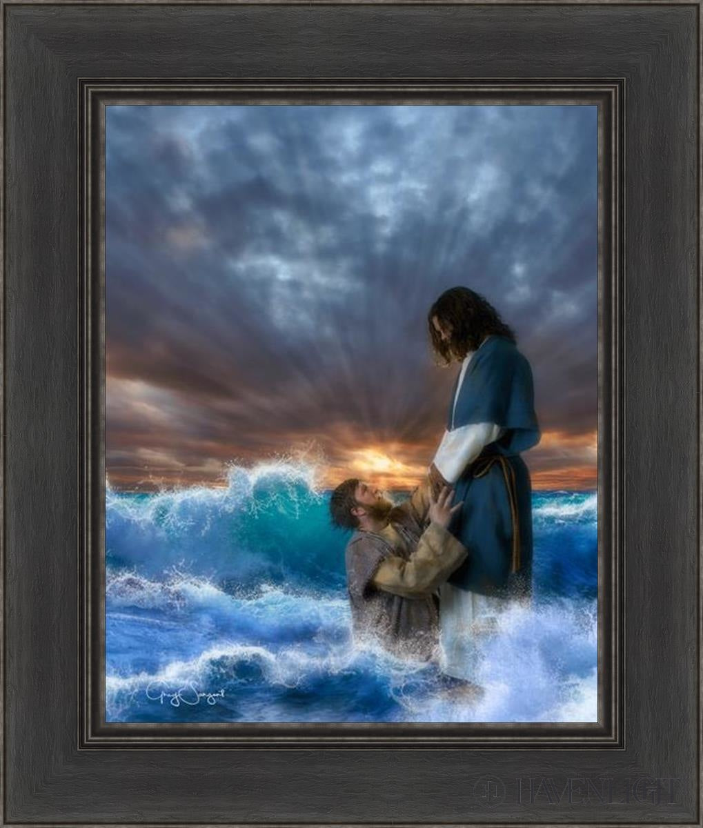 Man Of Faith Open Edition Print / 16 X 20 Black 22 1/2 26 Art