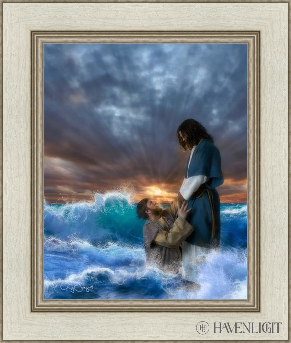 Man Of Faith Open Edition Print / 16 X 20 Ivory 22 1/2 26 Art