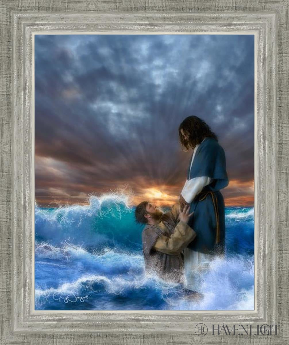 Man Of Faith Open Edition Print / 16 X 20 Silver 3/4 24 Art