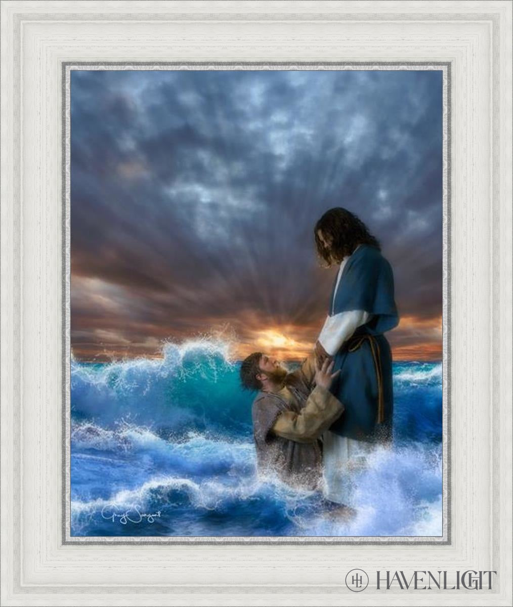 Man Of Faith Open Edition Print / 16 X 20 White 21 3/4 25 Art