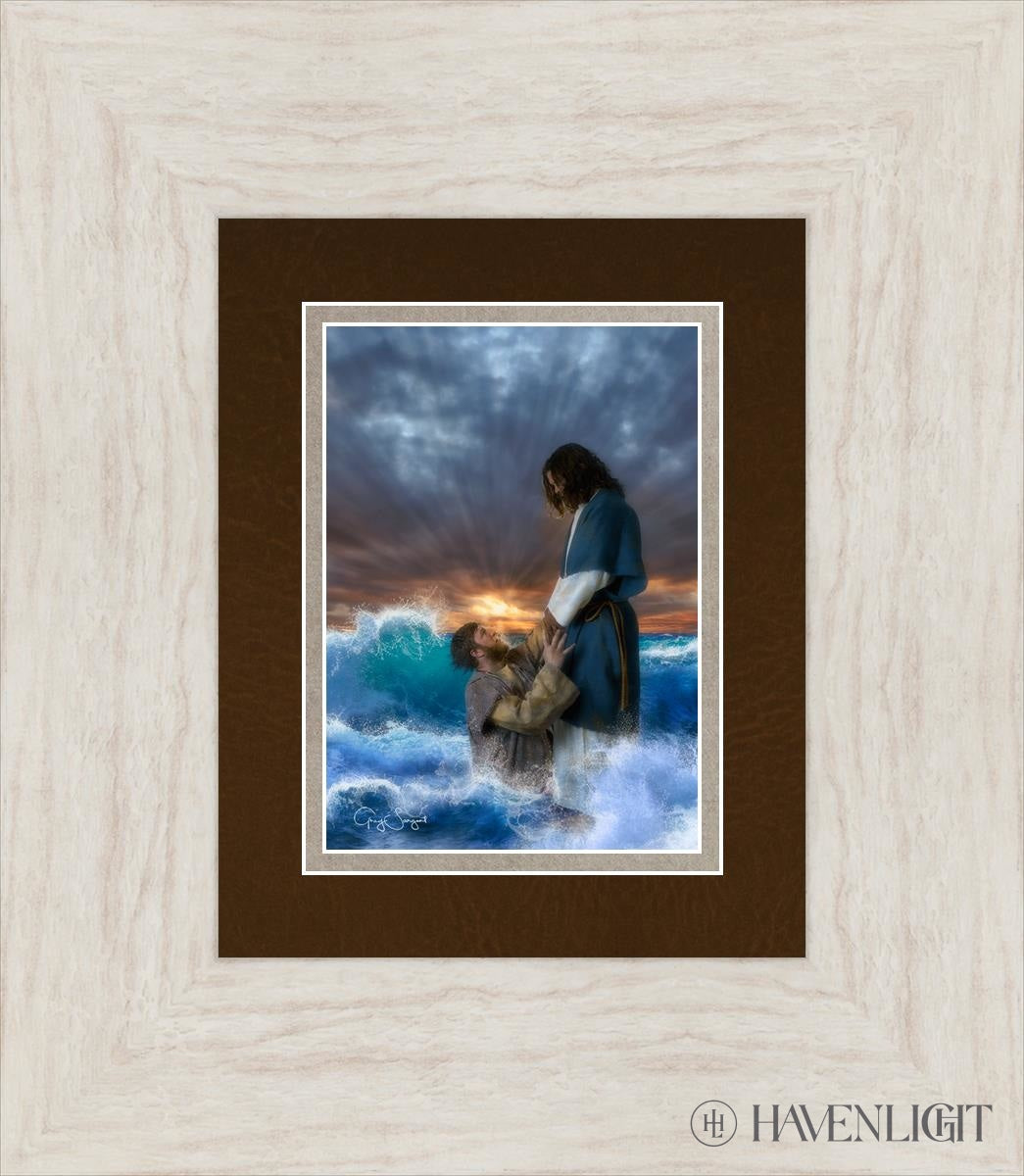 Man Of Faith Open Edition Print / 5 X 7 Ivory 13 1/2 15 Art