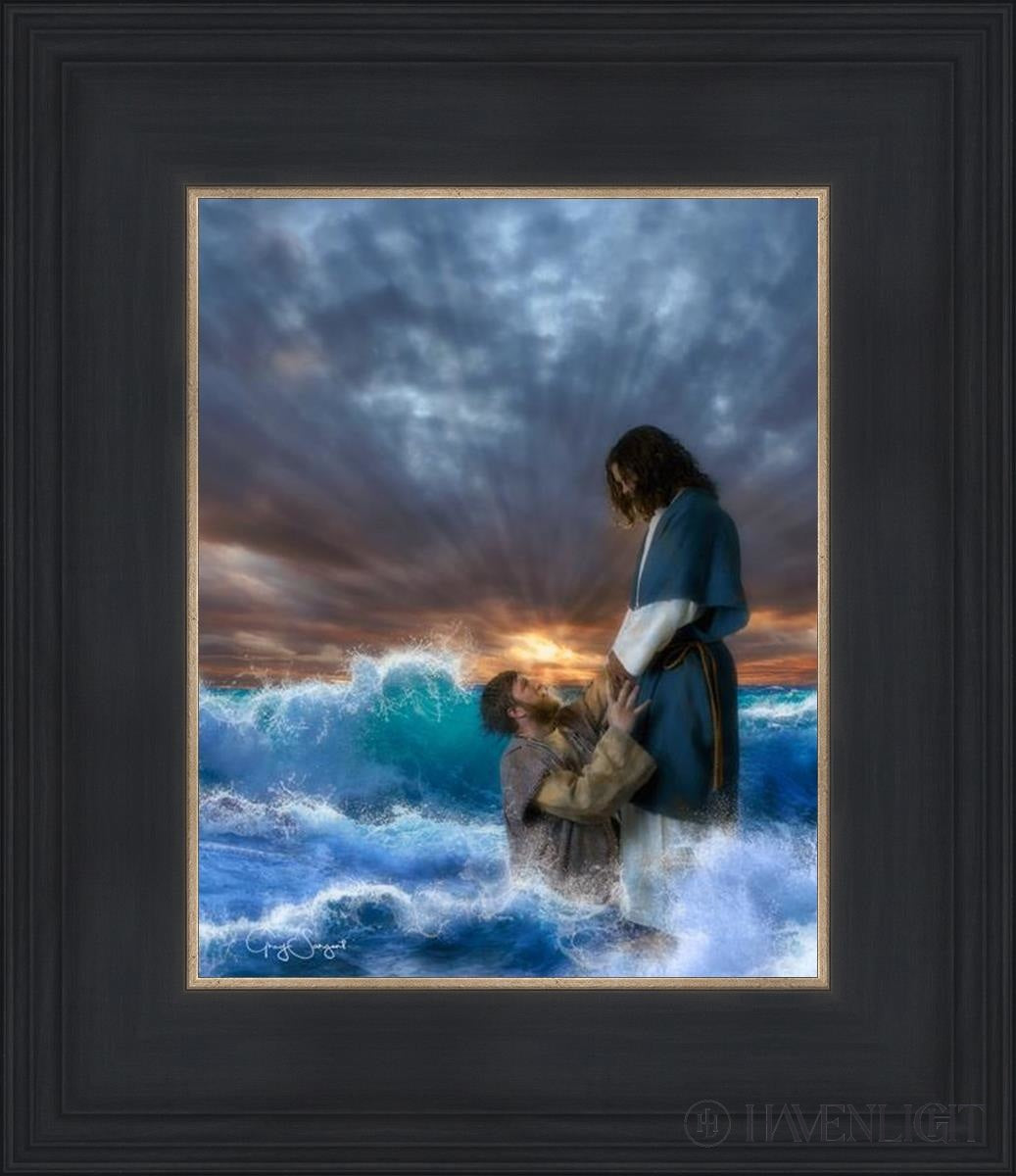 Man Of Faith Open Edition Print / 8 X 10 Black 12 3/4 14 Art