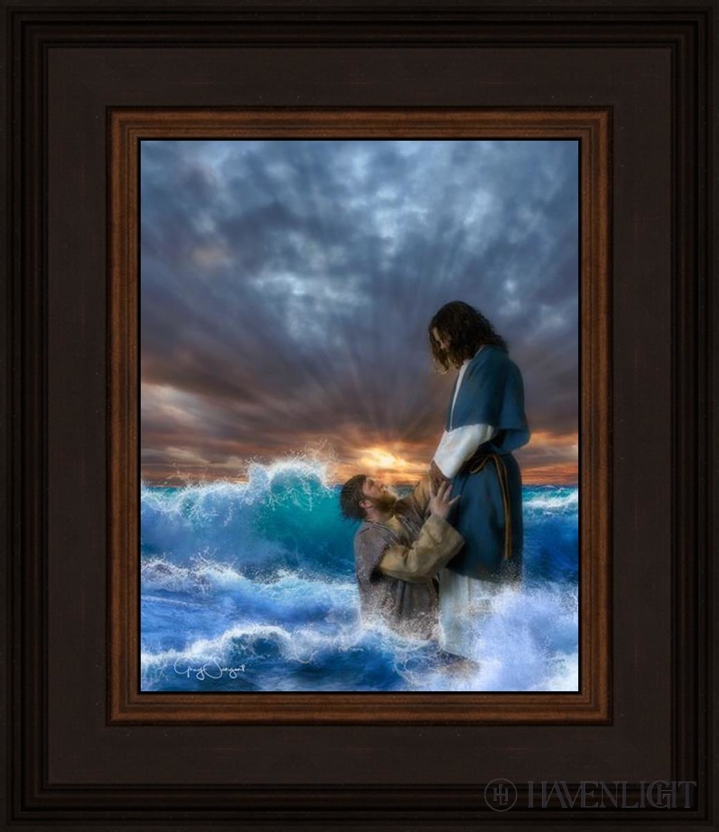 Man Of Faith Open Edition Print / 8 X 10 Brown 12 3/4 14 Art