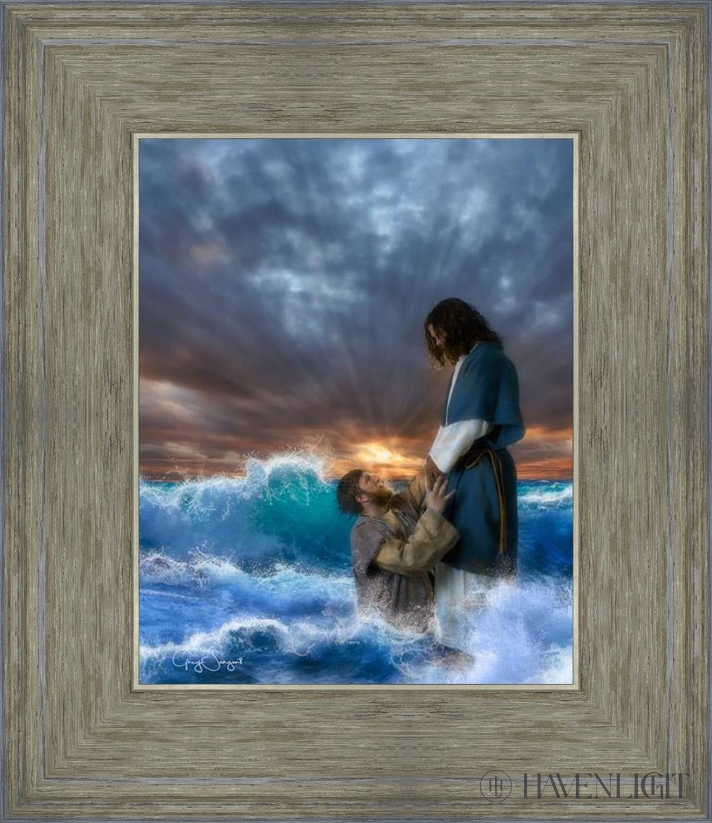 Man Of Faith Open Edition Print / 8 X 10 Gray 12 3/4 14 Art