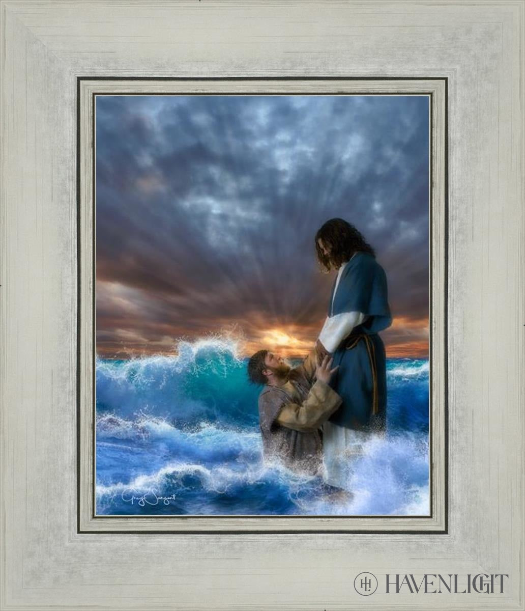 Man Of Faith Open Edition Print / 8 X 10 Silver 12 1/4 14 Art