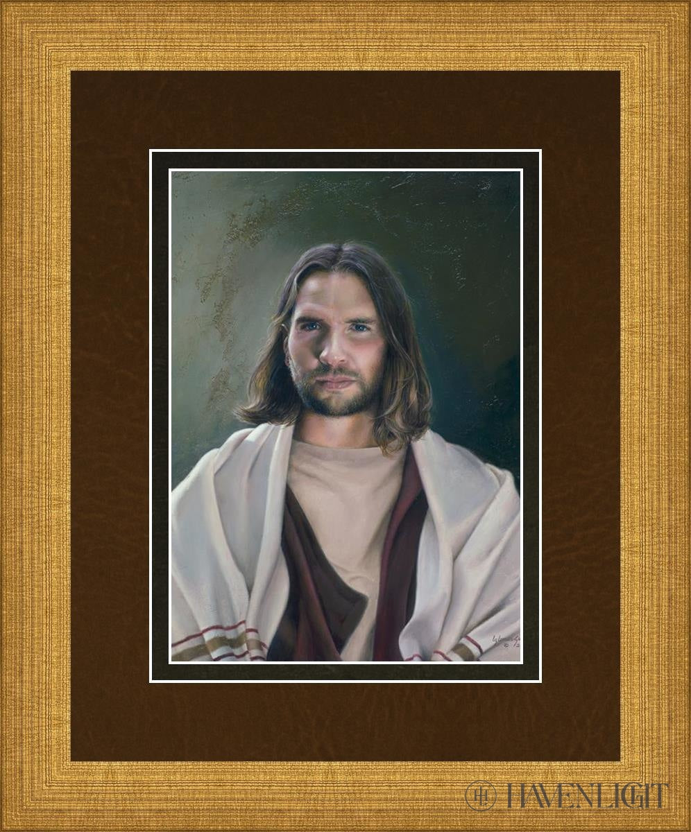 Man Of Sorrows Open Edition Print / 5 X 7 Matte Gold 9 3/4 11 Art