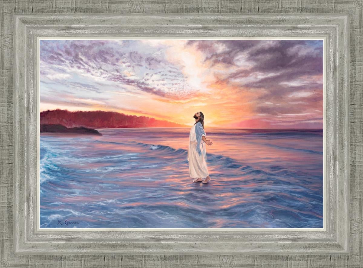 Master Of The Ocean Open Edition Canvas / 18 X 12 Silver 22 3/4 16 Art