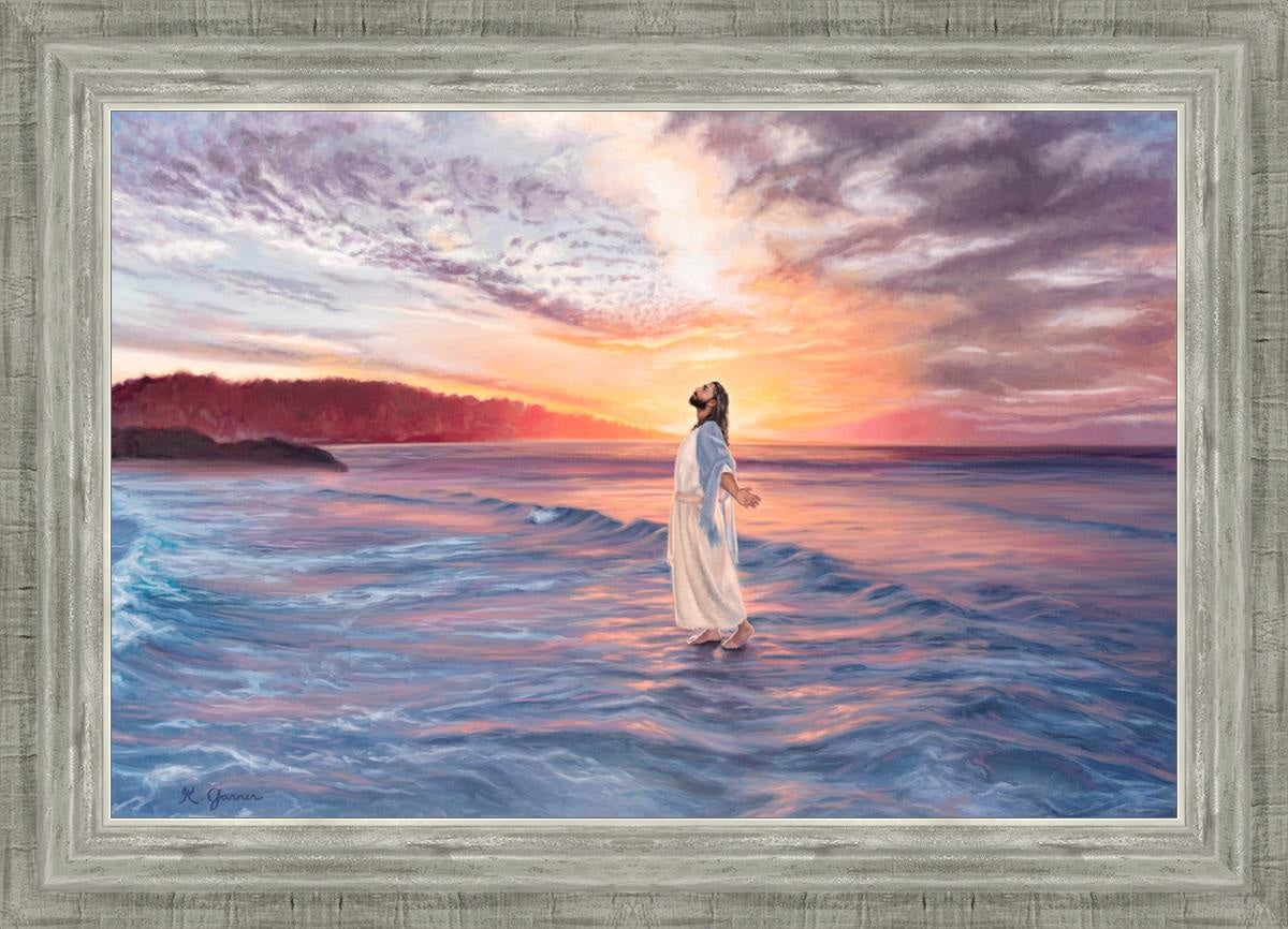 Master Of The Ocean Open Edition Canvas / 24 X 16 Silver 28 3/4 20 Art