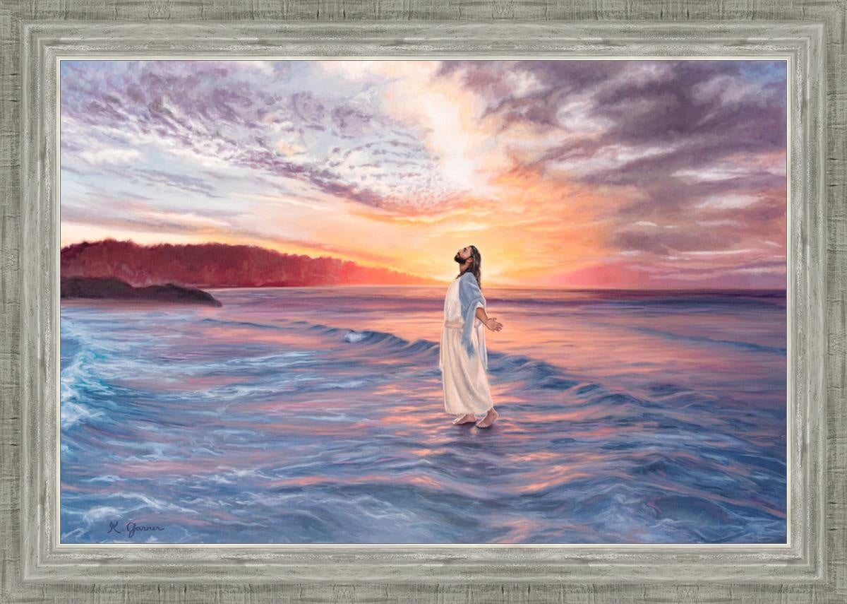 Master Of The Ocean Open Edition Canvas / 30 X 20 Silver 34 3/4 24 Art