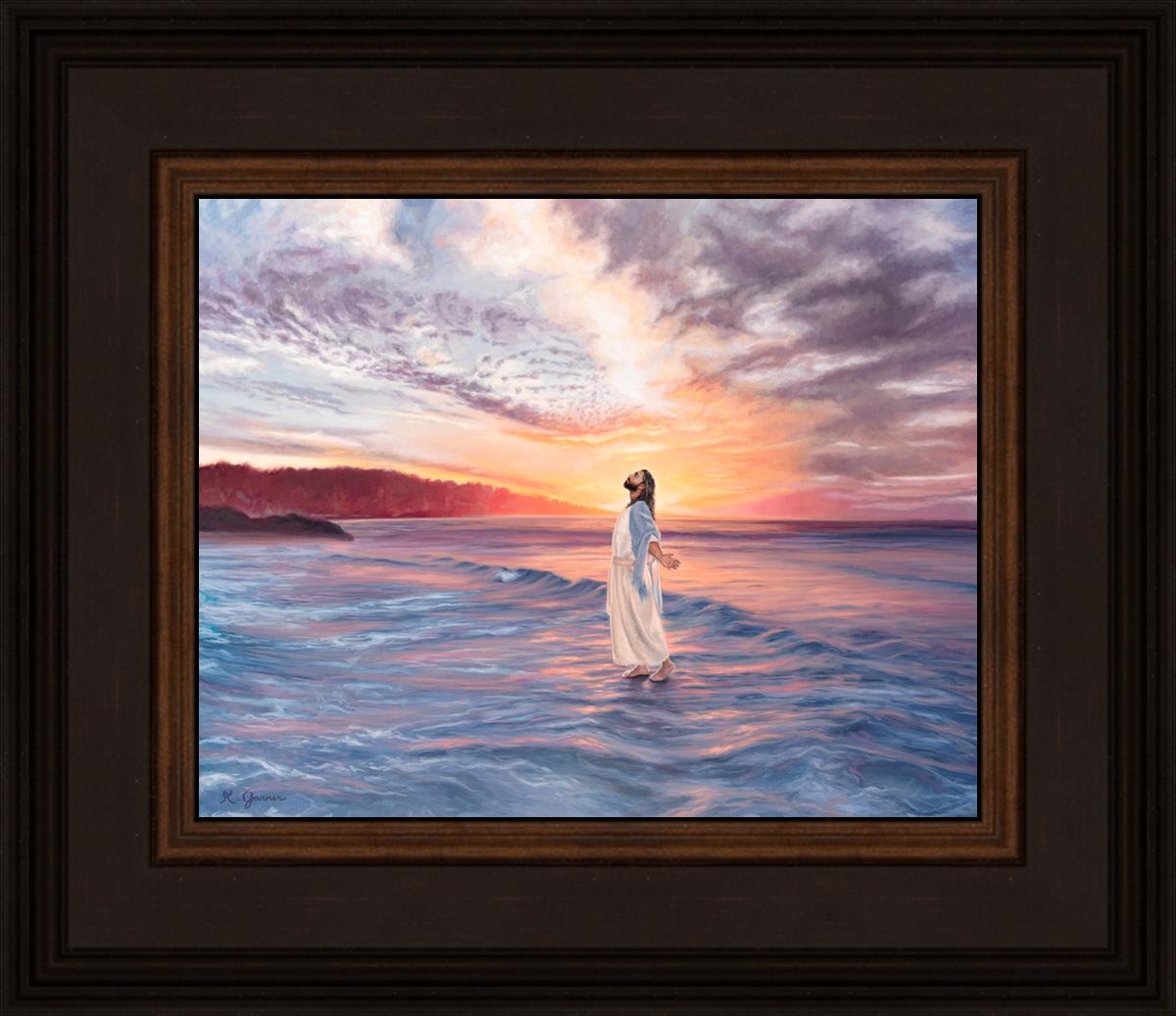 Master Of The Ocean Open Edition Print / 10 X 8 Brown 14 3/4 12 Art