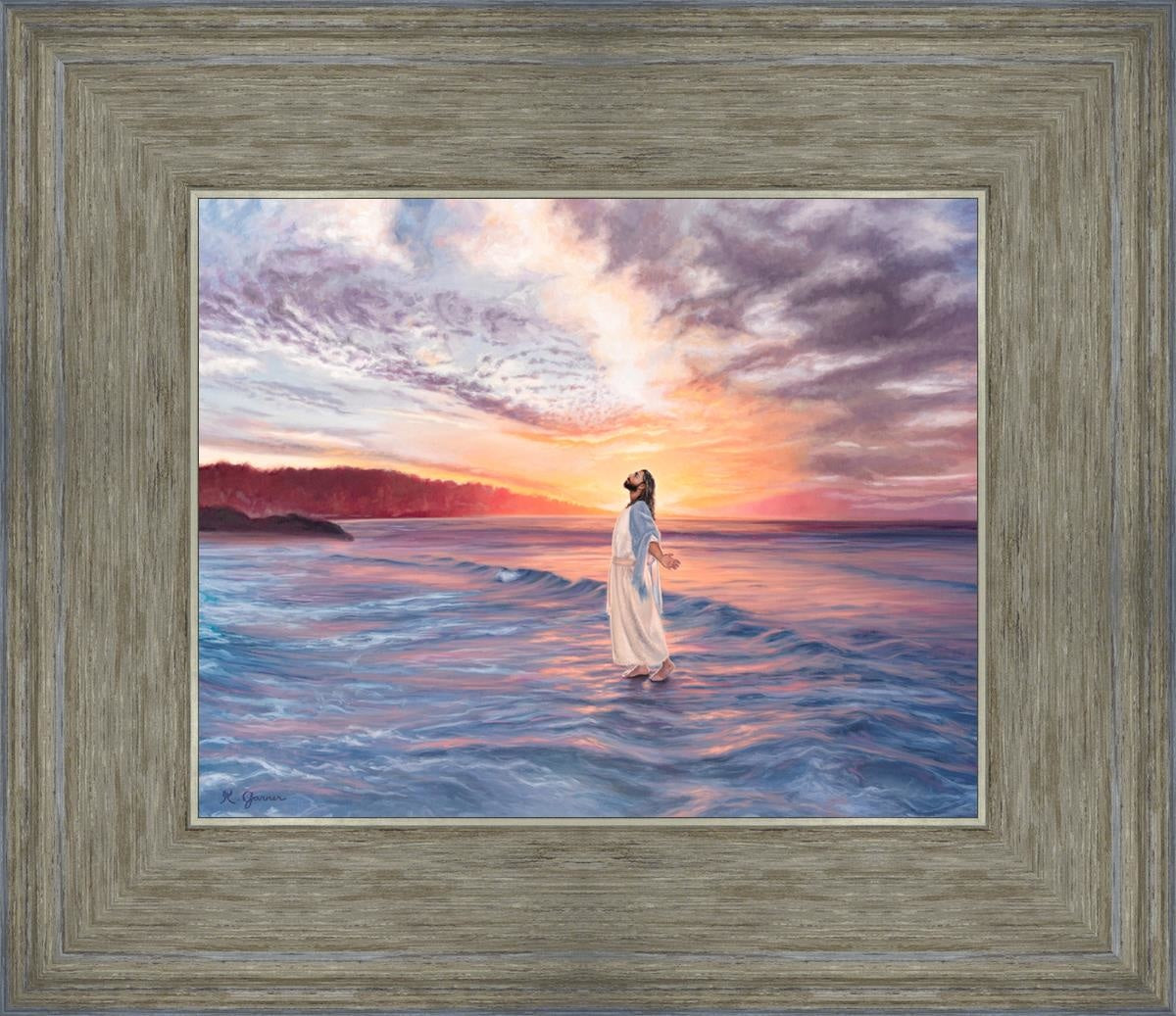 Master Of The Ocean Open Edition Print / 10 X 8 Gray 14 3/4 12 Art