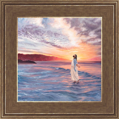 Master Of The Ocean Open Edition Print / 12 X Gold 16 3/4 Art