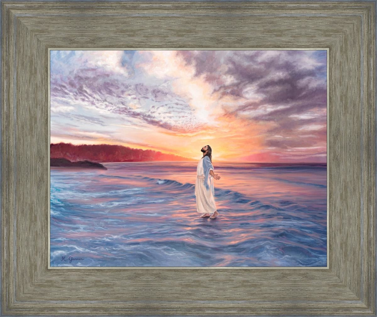 Master Of The Ocean Open Edition Print / 14 X 11 Gray 18 3/4 15 Art