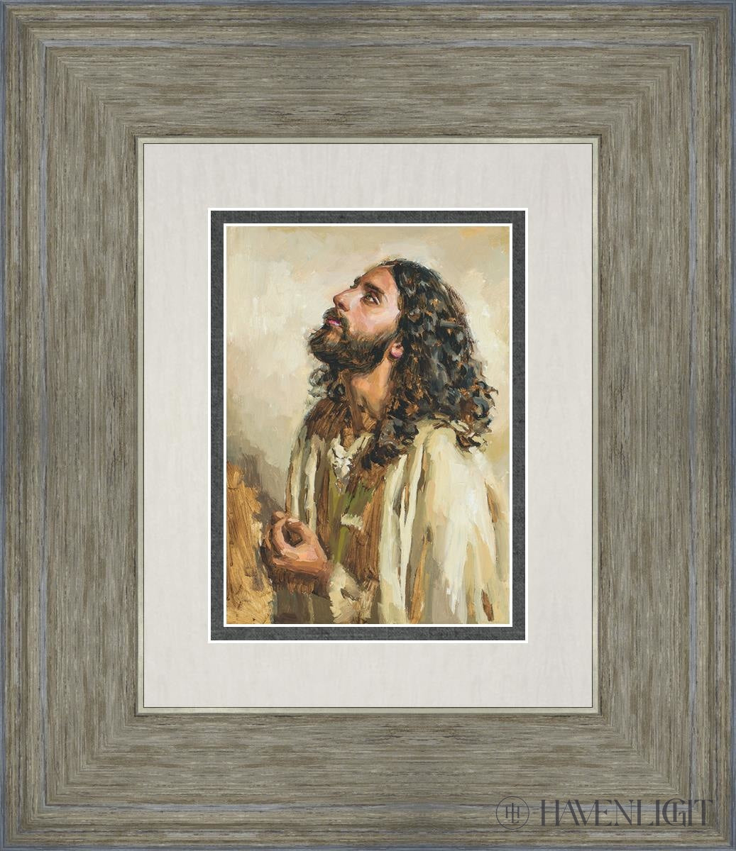 May My Soul Commune With Thee Open Edition Print / 5 X 7 Gray 12 3/4 14 Art