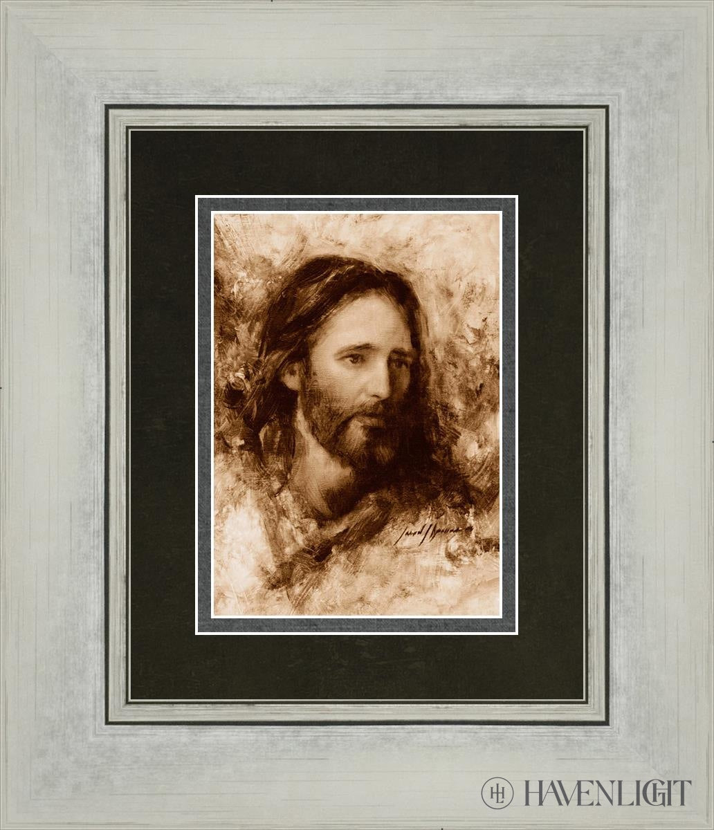 Merciful Savior Open Edition Print / 5 X 7 Silver 12 1/4 14 Art