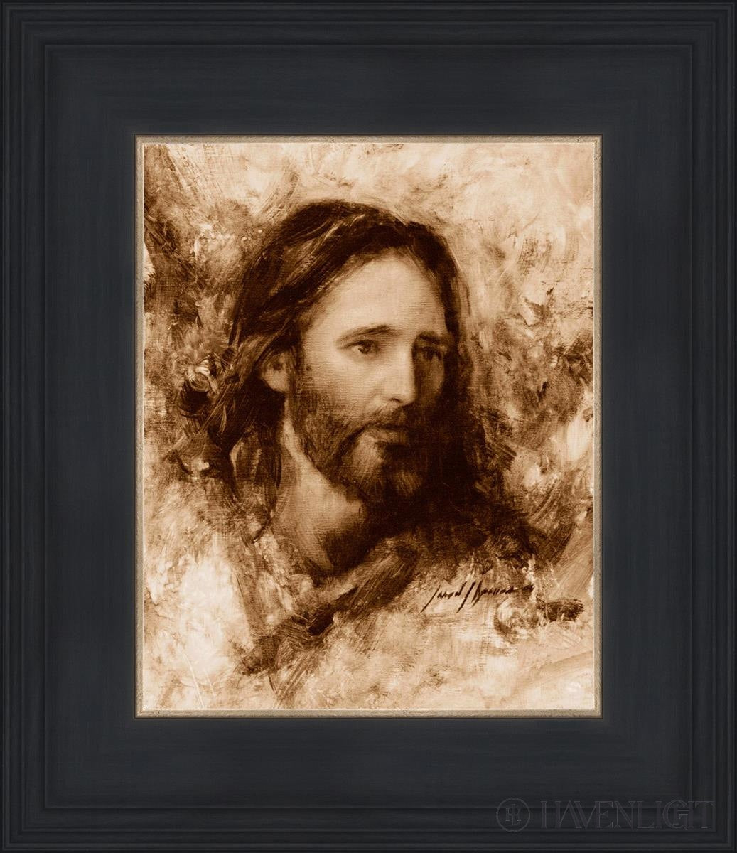 Merciful Savior Open Edition Print / 8 X 10 Black 12 3/4 14 Art