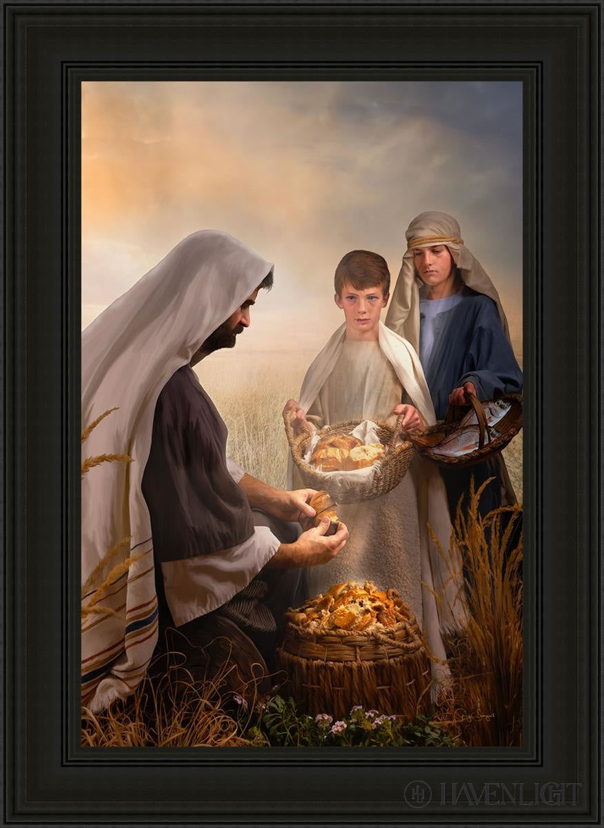 Miracle By The Sea Open Edition Canvas / 22 X 33 Black 29 3/4 40 Art