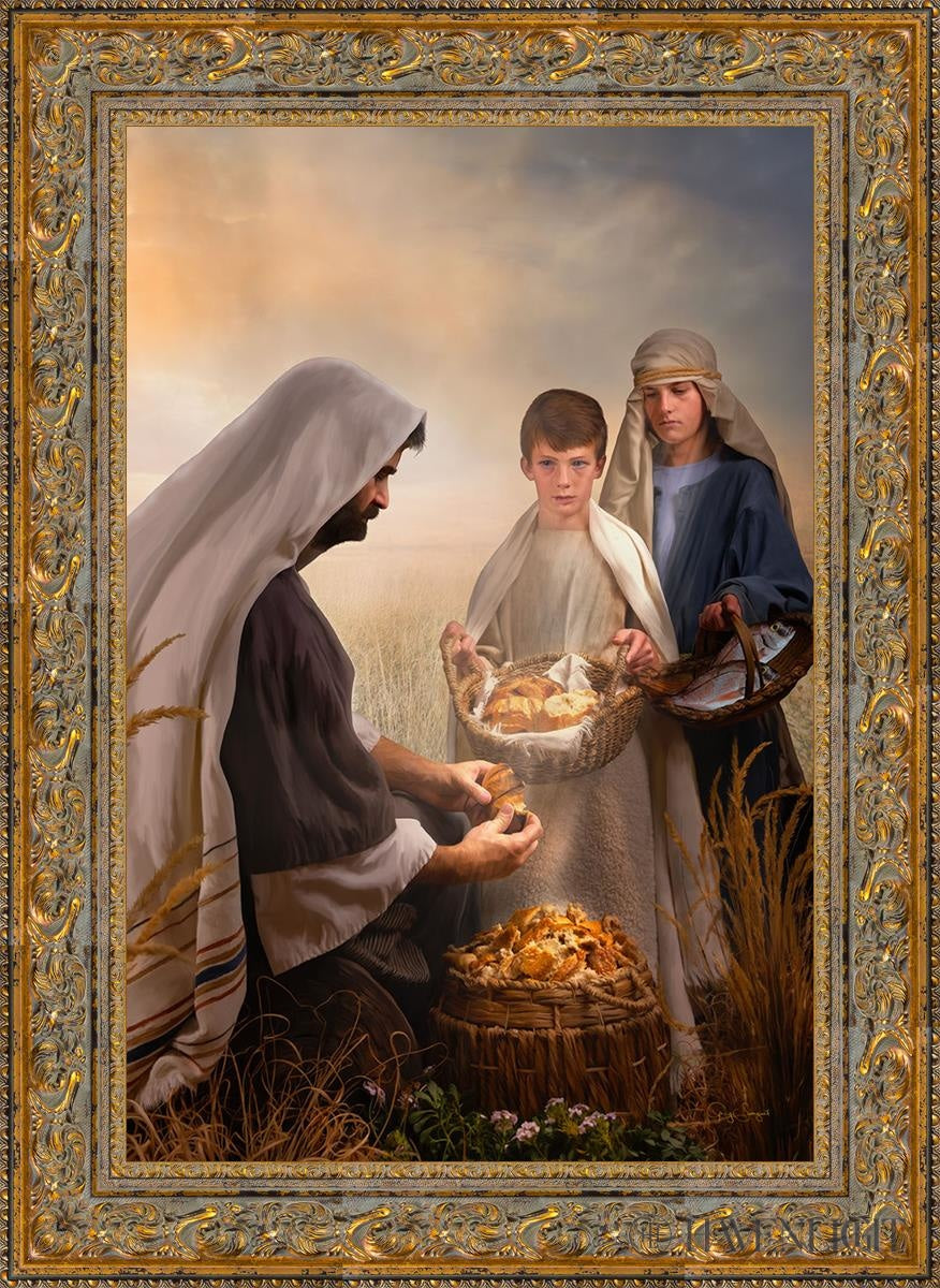 Miracle By The Sea Open Edition Canvas / 22 X 33 Gold 29 3/4 40 Art